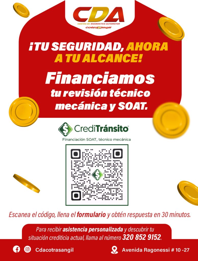 CDA Cotrasangil financiación RTM y SOAT